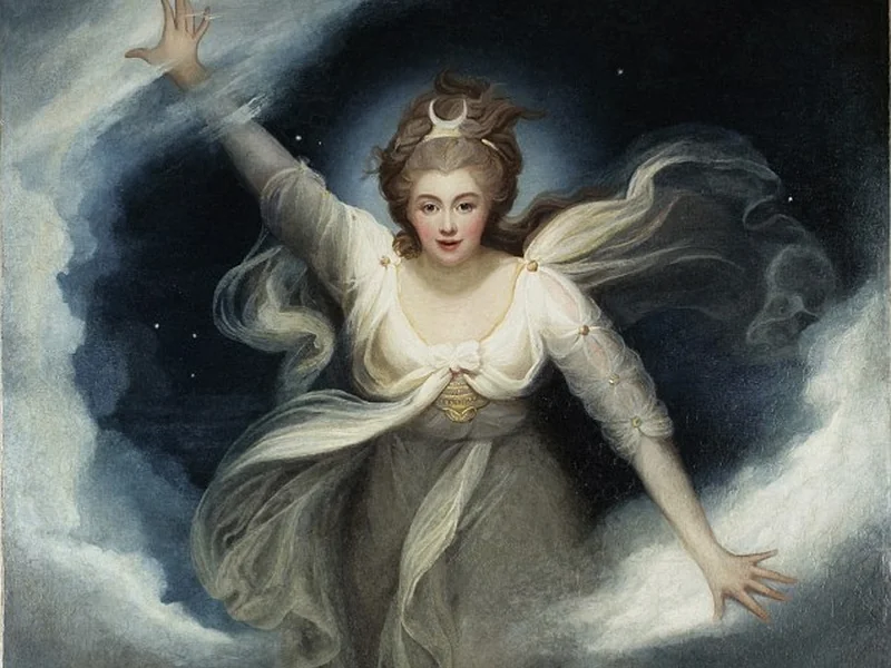 1760-Maria Cosway - Georgiana nel ruolo di Cynthia ne La regina delle fate